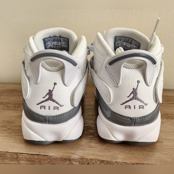 Nike Air Jordan 6 Rings Shoes 'White Cool Grey' 322992-121 Men's Size 8 New - Picture 5 of 10